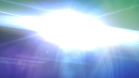 Abstract Natural lens flare ,Sun flare on the black background.