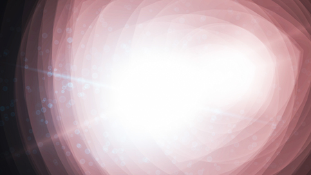 Realistic Len flare glow light effect on black background. Optical flares overlay or screen filter matte.の写真素材