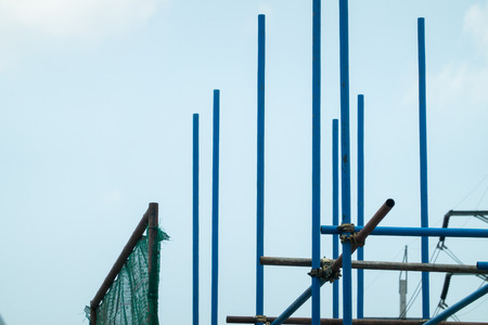 Street art abstract architecture in Bangkokの写真素材