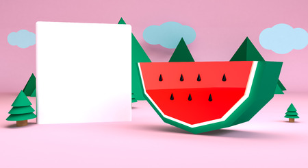 Minimalist abstract background, primitive geometrical figures, pastel colors, 3D render.