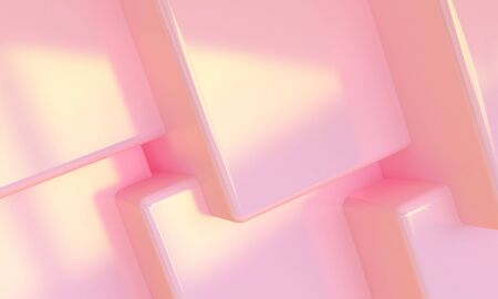 Pink box 3d abstract style background. Concept : poster, advertising ,cover design, book design, cd...