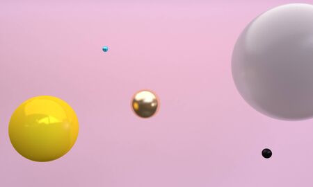 Sphere 3d abstract style background. Concept : poster, advertising ,cover design, book design, cd cover, flyer, web disign backgrounds.の写真素材