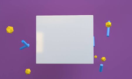 3d abstract style White abstract background  Concept : poster, advertising ,cover design, book design, cd cover, flyer, web disign backgrounds.の写真素材