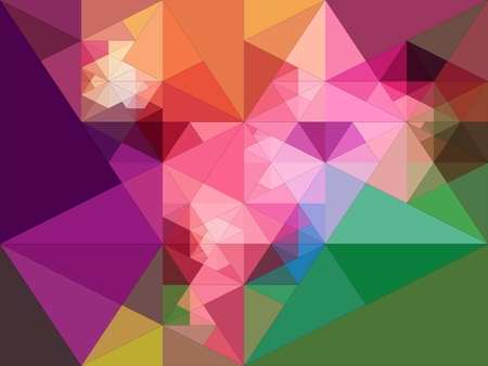 Abstract background of triangles created by means of triangulationの写真素材