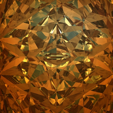 Orange background of jewelry gemstone. Abstract and decorative.の写真素材