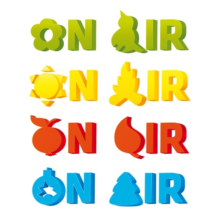 Logo On Airのイラスト素材