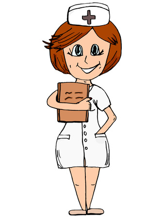 made by hand illustration of a series of medicine, nurseのイラスト素材