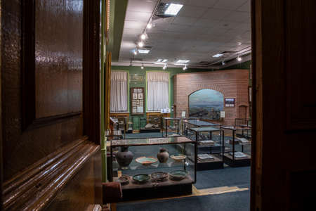 Kyiv,Ukraine-December 26th,2020:Museum exhibits inside the museum of the St. Michaels Golden-Domed Monastery Complex.のeditorial素材