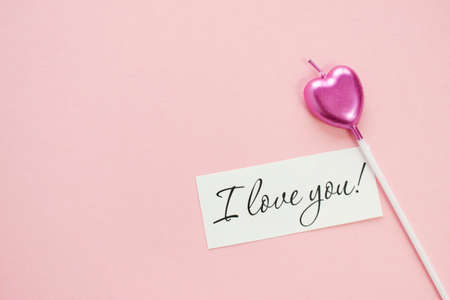 Valentines Day background. hearts on pastel pink background. Valentines day concept. Flat lay, top...