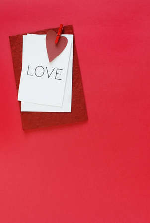 Valentines day background. Valentines day concept. Flat lay, top view, copy spaceの写真素材