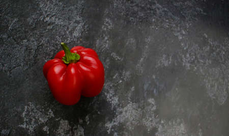 Red bell pepper. Fresh vegetablesの写真素材
