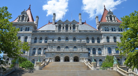 New York State Capitol in Albany, New York State, USA のeditorial素材