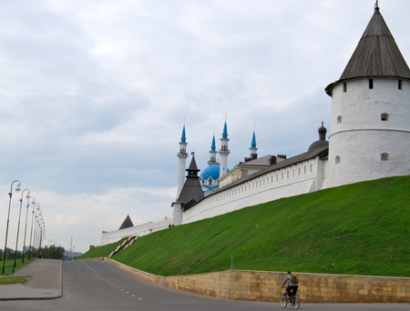 Kul Sharif mosque in Kazan Kremlin, Kazan, Russiaのeditorial素材