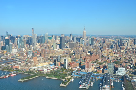 View of Manhattan, New York City, USAのeditorial素材
