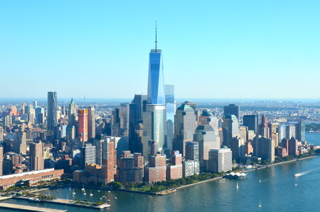 Cityscape view of Manhattan, New York City, USA.の写真素材