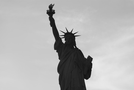 The Statue of Liberty in New York City, USAの写真素材