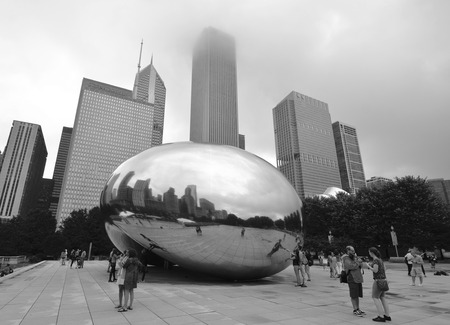 Millennium Park, Chicago, Illinois, USA.のeditorial素材