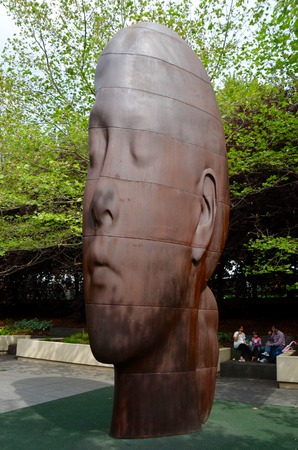 Millenium park in Chicago, IL, USA.のeditorial素材