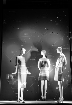 Window display at Bergdorf Goodman in NYC on January 18, 2016.
