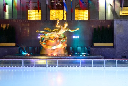 Rockefeller Center, Manhattan, New York City, USA.のeditorial素材