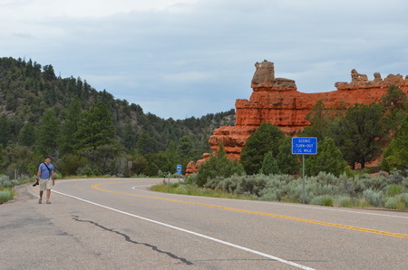 Red Canyon, Utah, USAの写真素材