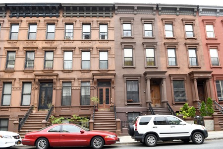 Harlem street view, New York City, USA