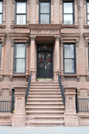 Harlem street view, New York City, USA