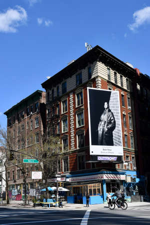 Old historic buildings in Manhattan, New York City, USA.