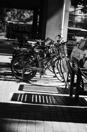 street at chinaの写真素材