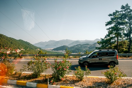 The road to the Aegean Sea.の写真素材