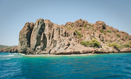 Exotic Aegean islands in the Mediterranean Sea. Turkey, Marmaris.の写真素材