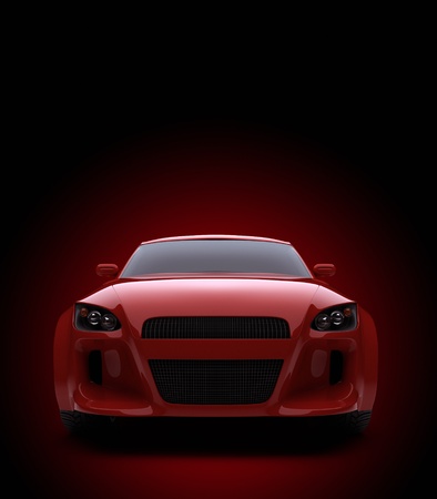 3d render sport carの写真素材