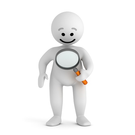 Funny smile character search の写真素材