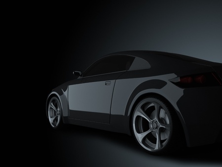 3d render sport carの写真素材
