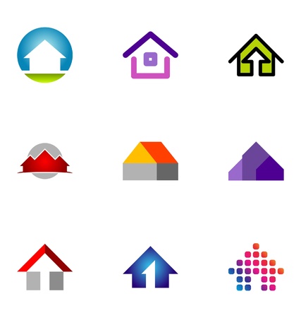 Logo design elements set 66のイラスト素材