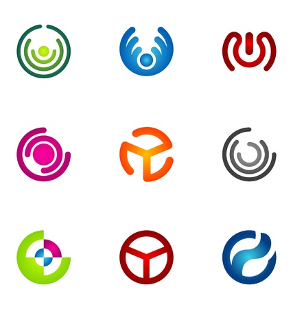 Logo design elements set 53のイラスト素材