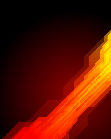 Abstract retro technology lines vector backgroundのイラスト素材