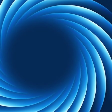 Blue smooth light lines vector background のイラスト素材