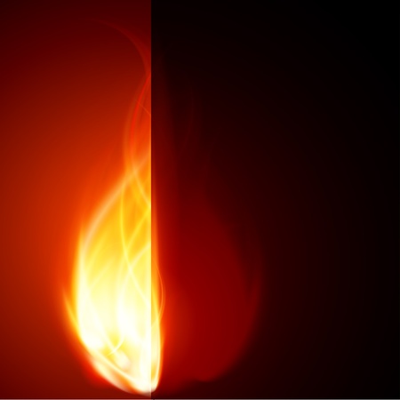 Abstract burn flame fire wall vector backgroundのイラスト素材