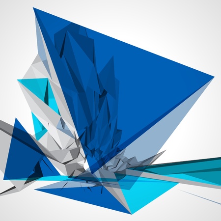 Abstract 3d geometric lines modern grunge vector backgroundのイラスト素材