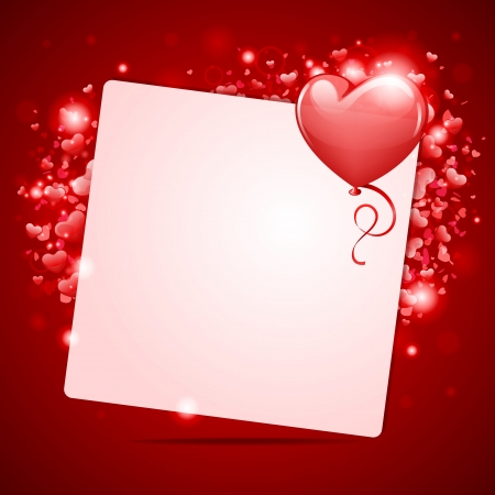 Valentine day vector background with hearts のイラスト素材