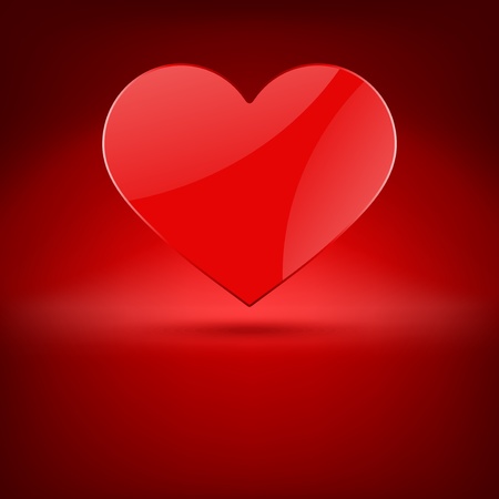 Heart gift present Valentine day vector backgroundのイラスト素材