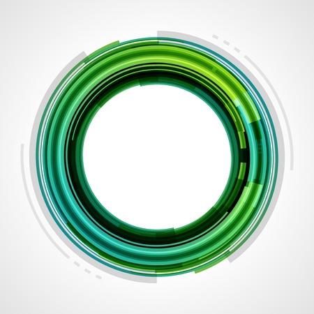 Abstract technology circles vector backgroundのイラスト素材