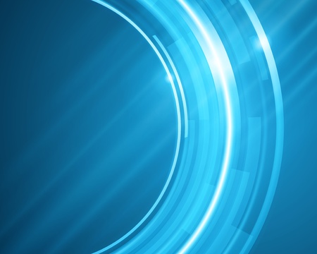 Abstract technology circles and digital light vector background eps 10のイラスト素材