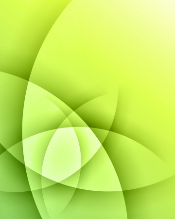 Green smooth light lines のイラスト素材