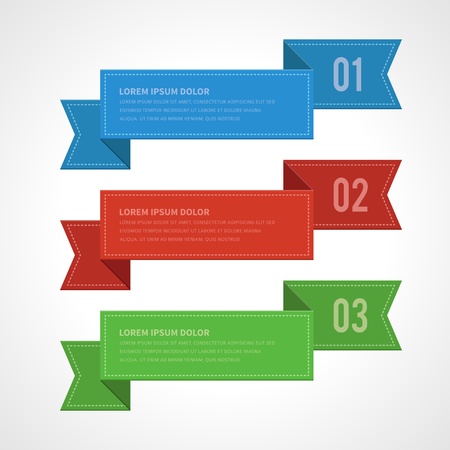 Infographics options design elements のイラスト素材