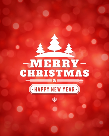 Christmas light vector background  Card or invitation のイラスト素材