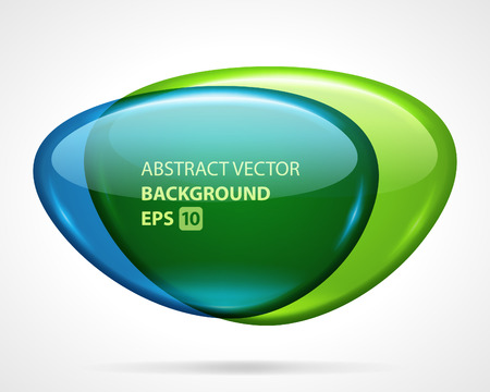 Abstract glossy speech bubble backgroundのイラスト素材