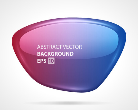 Abstract glossy speech bubble backgroundのイラスト素材