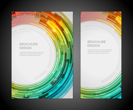 Brochure business design template or banner  Abstract vector background  のイラスト素材